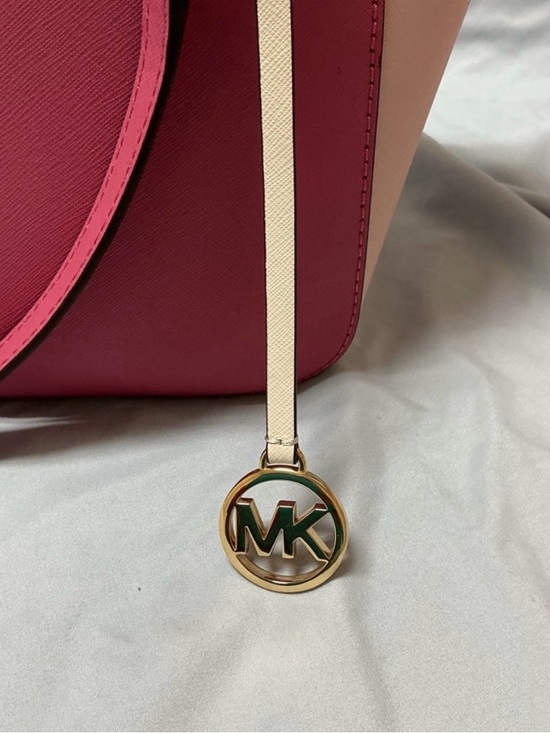Michael Kors Hot Pink and Pale Pink Shoulder Bag - Picture 7 of 12